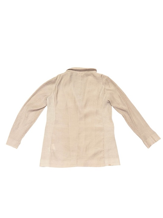 CLUB MONACO Lightweight Blazer Cream Viscose Nylon Blend Pockets Sz Medium EUC - Picture 3 of 10